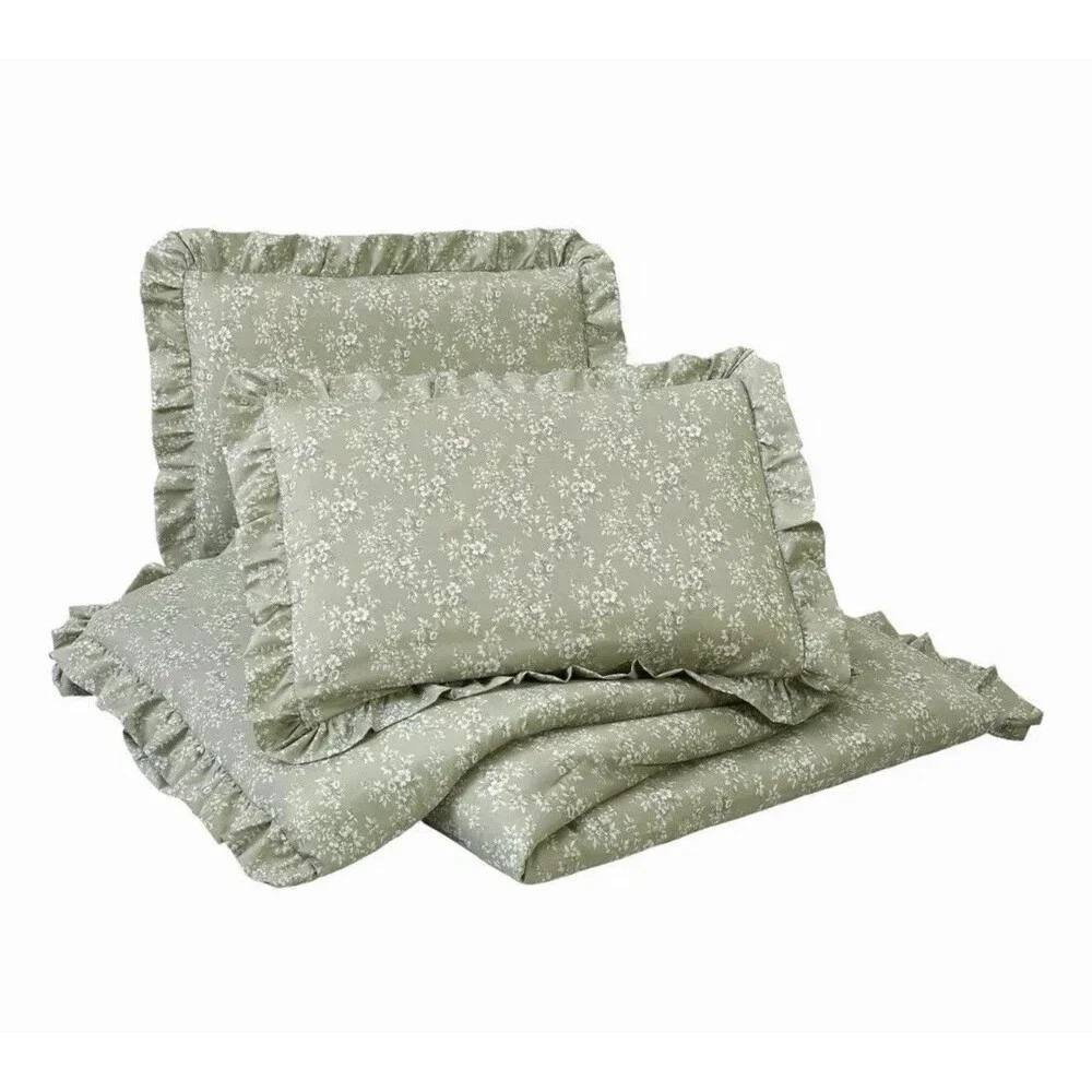 Modern Heirloom 3pc Queen Floral Ruffle Comforter Bedding Set Assorted NEW